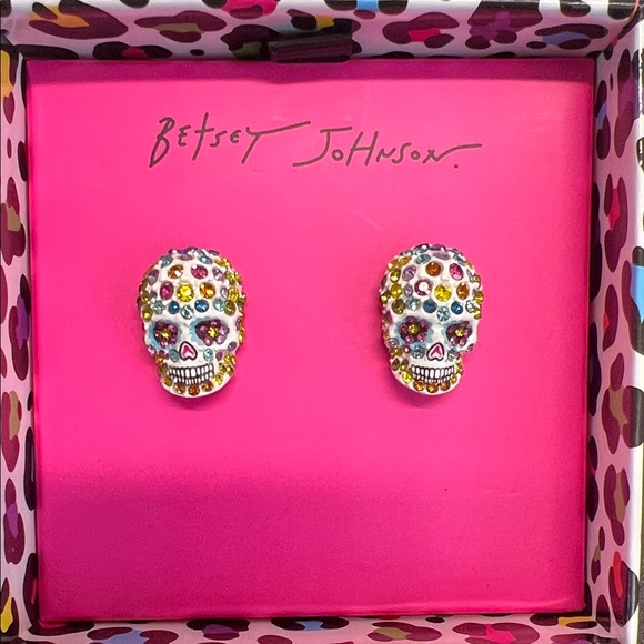 Betsey Johnson | Sugar Skull Earrings - Picture 1 of 8